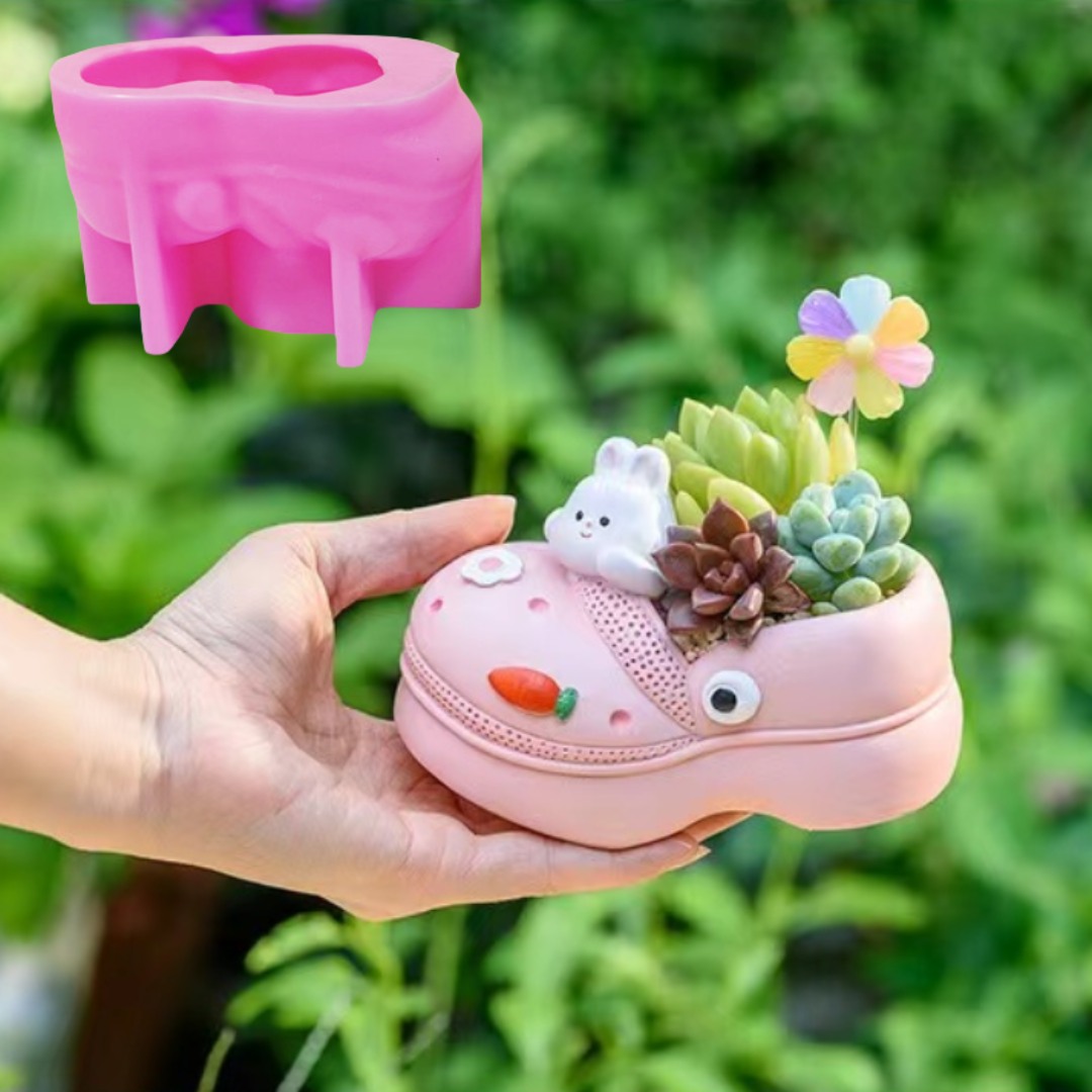 Echeveria Succulent - 3D hayvan terlikleri etli bitki saksı