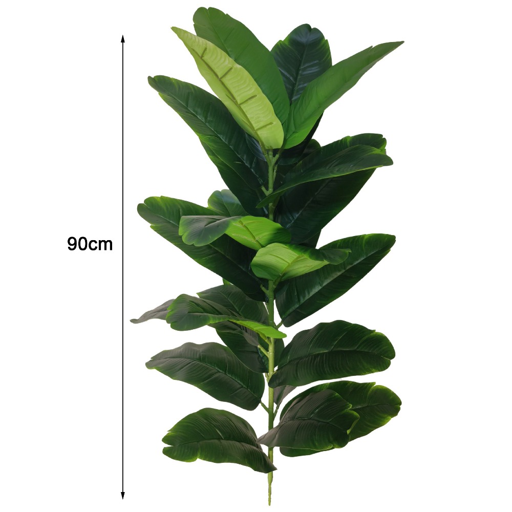 Ficus Lyrata Tree - Yeşil Plastik Yapay Ficus Ağacı Büyük