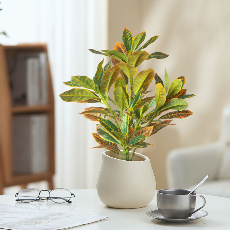 Ficus Lyrata Tree - 24-41 cm Yapay Bitkiler Sahte Ficus