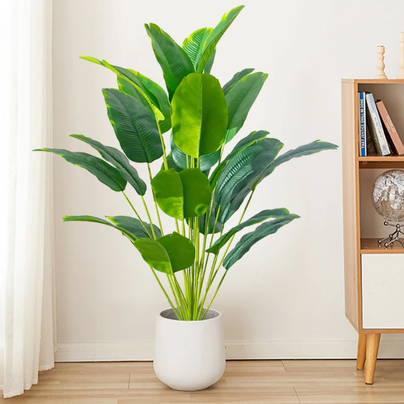 Ficus Lyrata Tree - 1 adet Yapay Bitki Büyük Tropikal