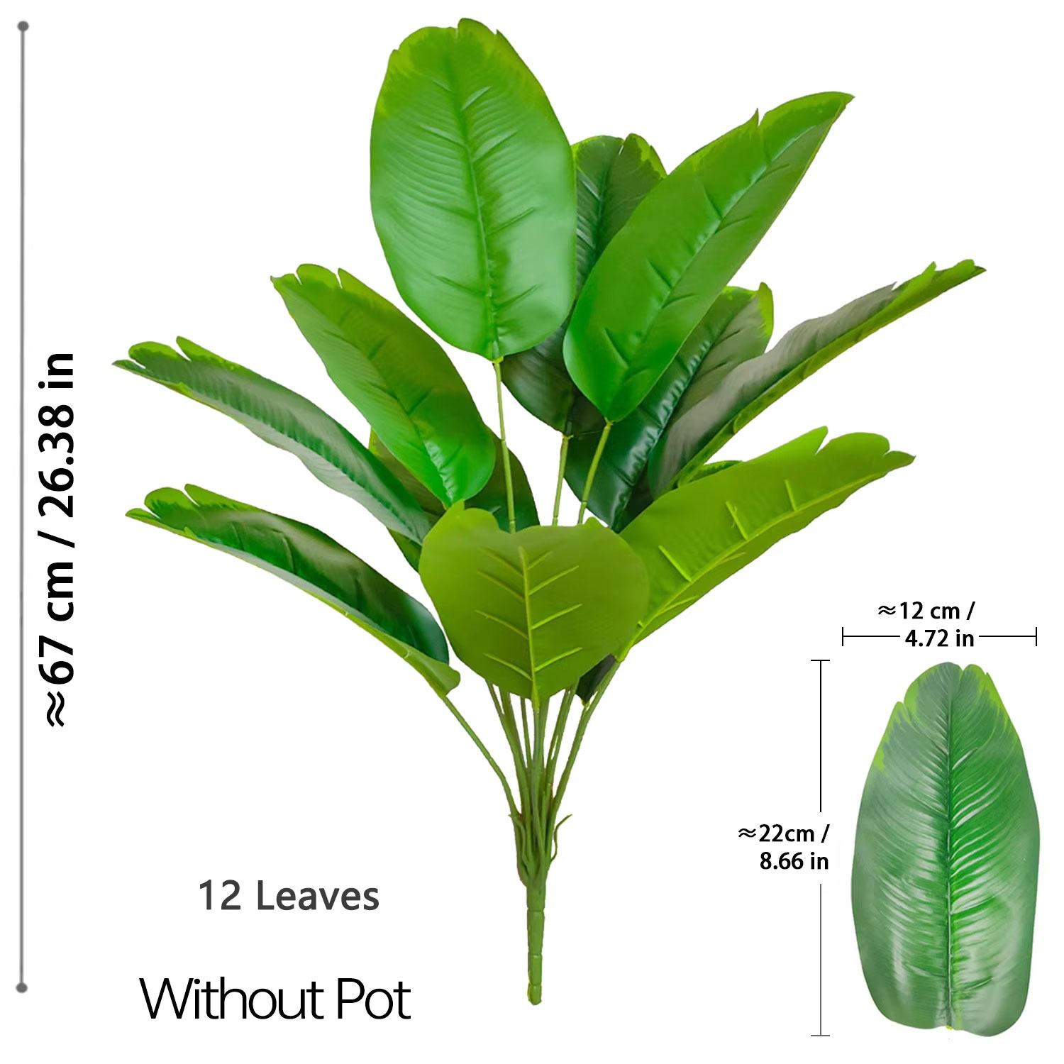 67-112cm Yapay Bitkiler Büyük  - Ficus Lyrata Tree incelemesi ve fiyatı